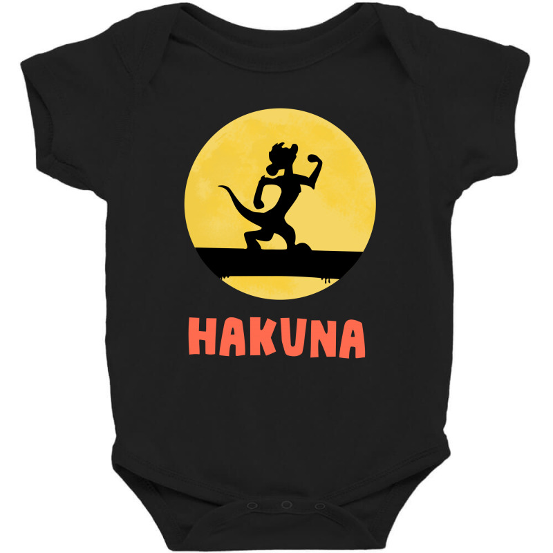 Silhouette Design Hakuna Baby Bodysuit by Reotechart | Artistshot