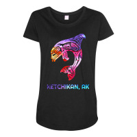 Ketchikan Alaska Se Native American Indian Orca Killer Whale T Shirt Maternity Scoop Neck T-shirt | Artistshot