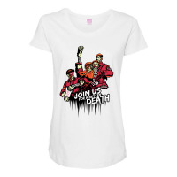 Zombie Join Us Maternity Scoop Neck T-shirt | Artistshot