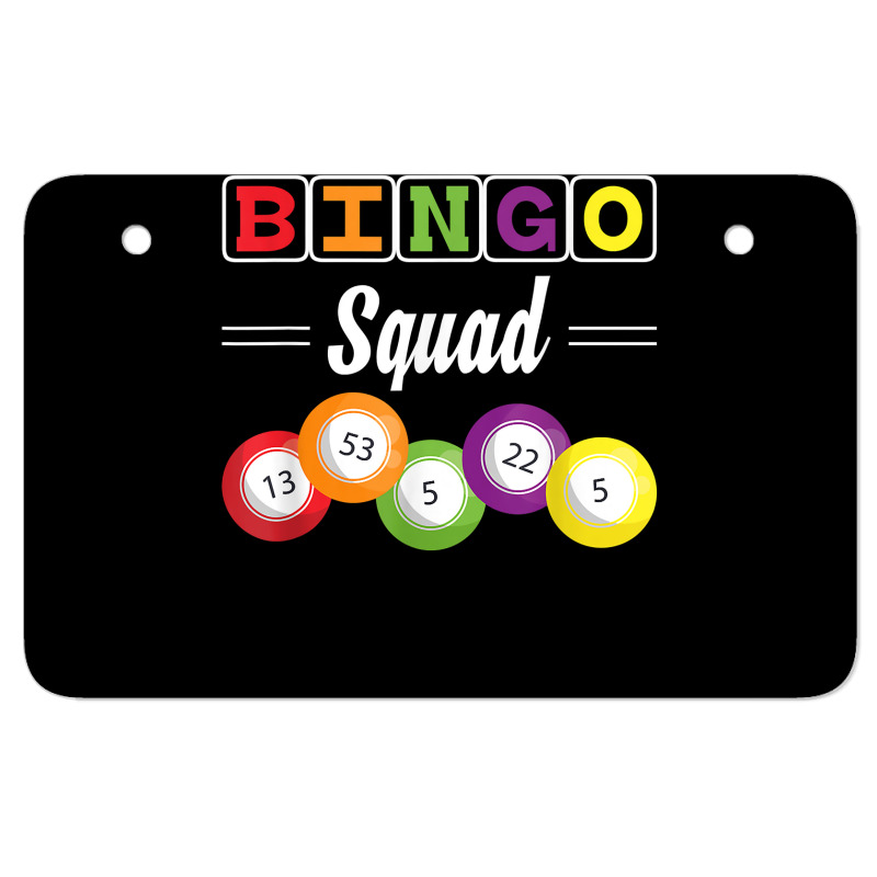 Bingo Squad Lotto Bingo Caller Gambling Bingo Player Bingo T Shirt Atv ...