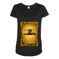 Retro Vintage  Road Film Art Characters Poster Maternity Scoop Neck T-shirt | Artistshot