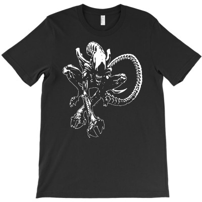 Alien Movie Xenomorph T-shirt Designed By Mdk Art