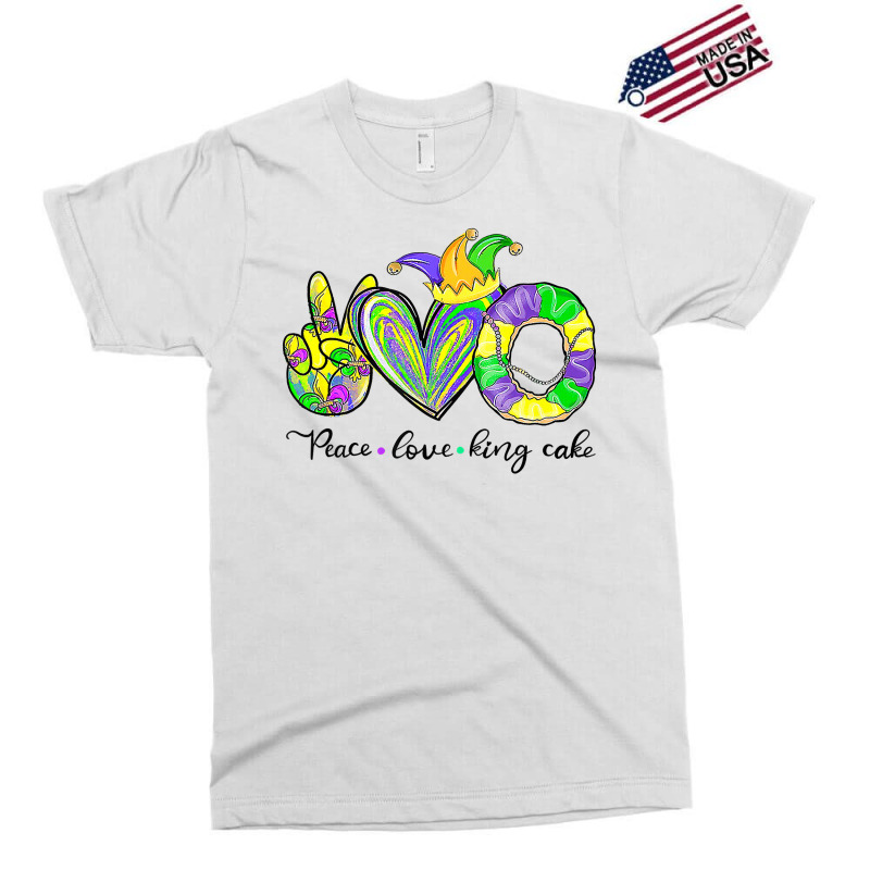 Peace Love King Cake Mardi Gras Tshirt Men Women Kids Premium T Shirt Exclusive T-shirt | Artistshot