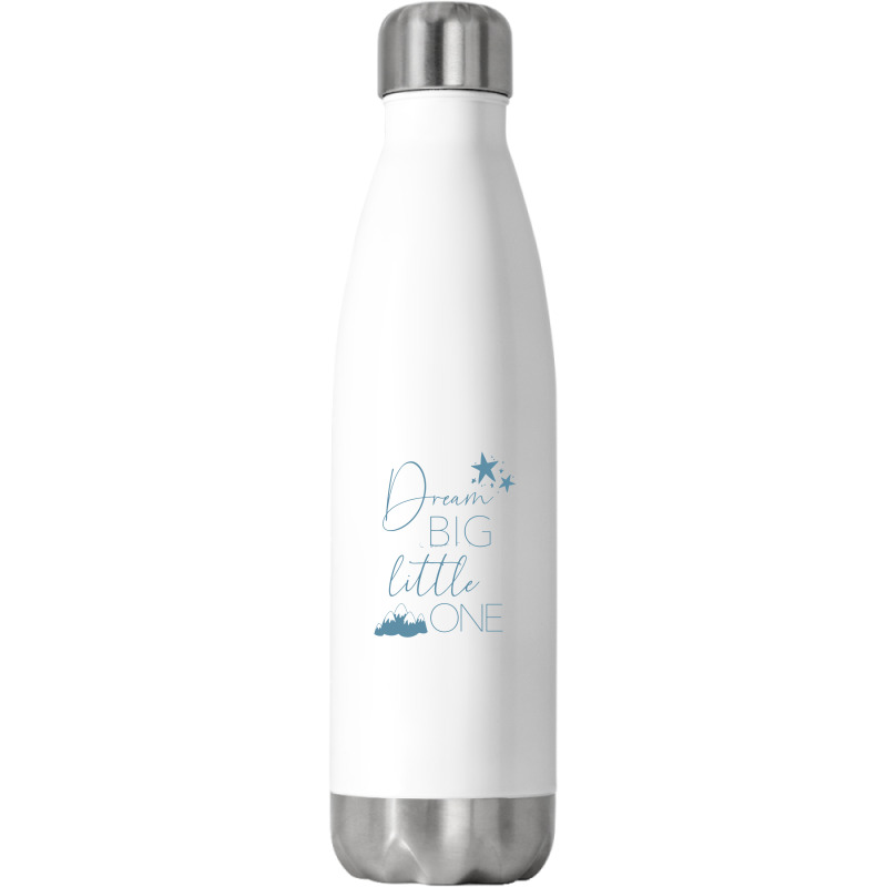 8 Oz Personalized Stainless Steel Baby Bottle-dream Big Little One