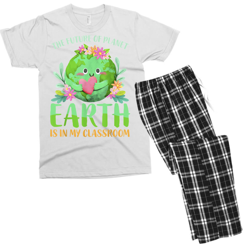 Teachers Earth Day 2022 Classroom Funny Mens Womens T Shirt Men's T-shirt Pajama Set | Artistshot