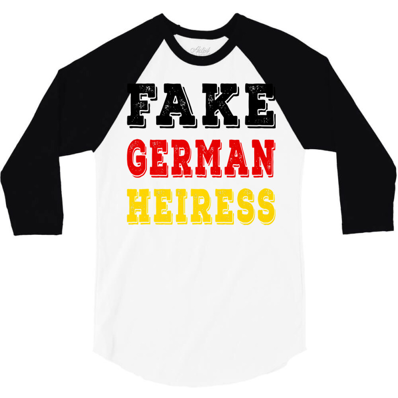 The Cut   Fake German Heiress Premium T Shirt 3/4 Sleeve Shirt | Artistshot