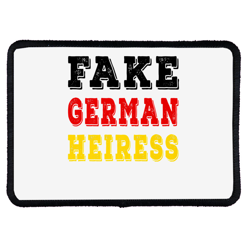 The Cut   Fake German Heiress Premium T Shirt Rectangle Patch | Artistshot