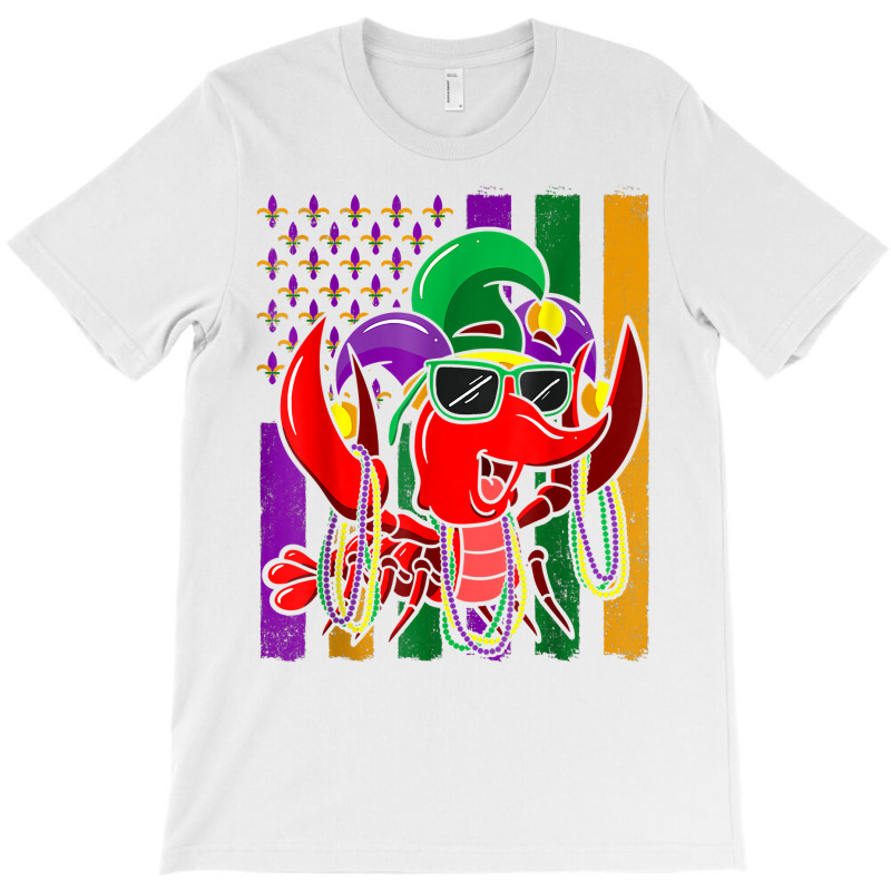 Vintage Crawfish Mardi Gras Costume Carnival Celebration T Shirt T-shirt | Artistshot