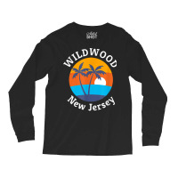 Wildwood Beach New Jersey Summer Vacation Souvenir T Shirt Long Sleeve Shirts | Artistshot