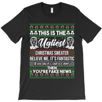 Trump Ugly Christmas Sweater T-shirt | Artistshot