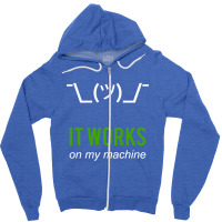 Shrug It Works Zipper Hoodie | Artistshot