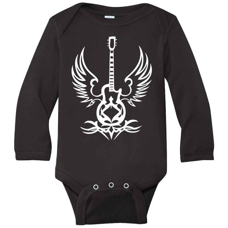 Music Rock Guitar Long Sleeve Baby Bodysuit by Gotthis Tees | Artistshot