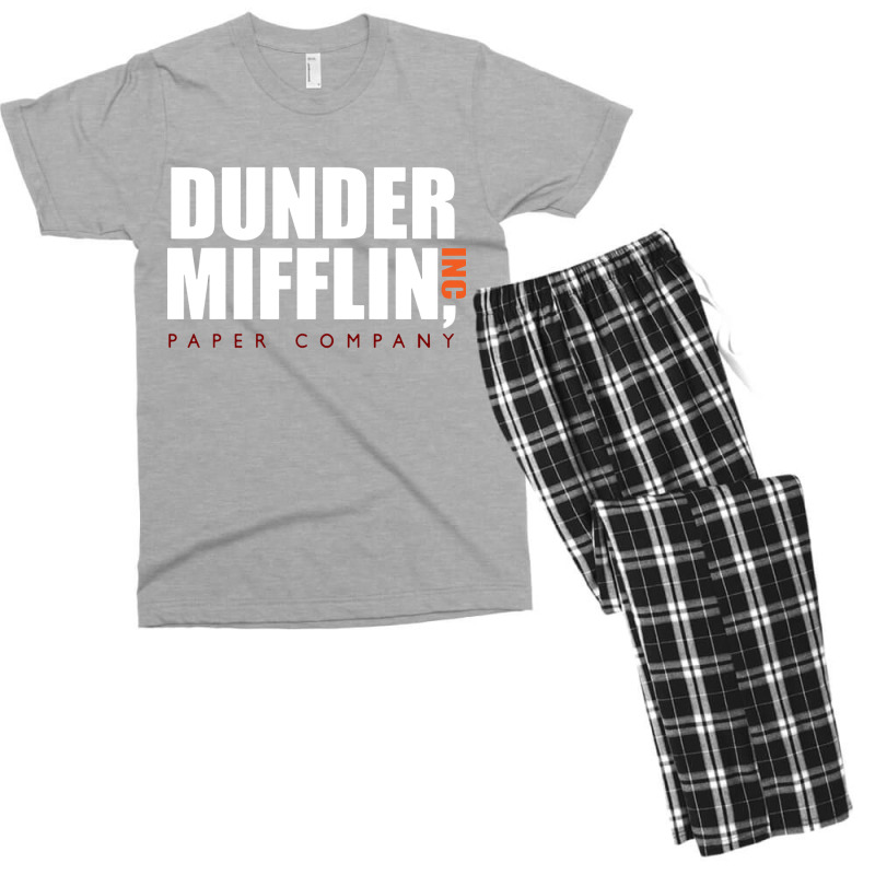 Dunder Paper Company Men's T-shirt Pajama Set by david stropher | Artistshot