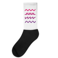 Waveform Techno Synthesizer Synth Analog T Shirt Socks | Artistshot