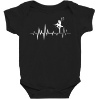 Ballet Dancer Heartbeat Ballerina Long Sleeve T Shirt Baby Bodysuit | Artistshot