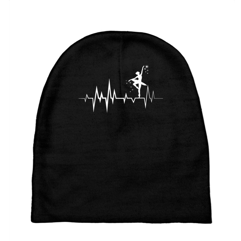 Ballet Dancer Heartbeat Ballerina Long Sleeve T Shirt Baby Beanies | Artistshot