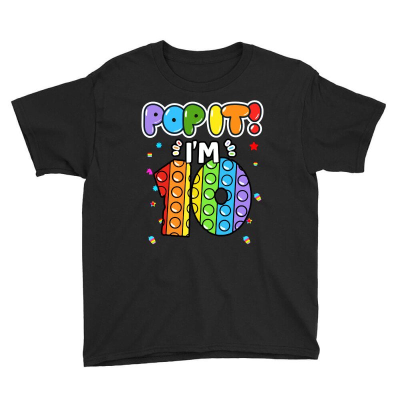 Custom Anniversaire Kids Pop It Je Suis 10 Ans 10e Anniversaire Fidget Youth Tee By Irenestore Artistshot Custom Anniversaire Kids Pop It Je Suis 10 Ans 10e Anniversaire Fidget Youth Tee By Irenestore Artistshot
