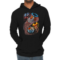 Under The Ocean Marine Jellyfish Lightweight Hoodie | Artistshot