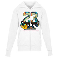 Number 23 2 Air Biohack 1s T Shirt Youth Zipper Hoodie | Artistshot