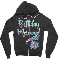 Birthday Mermaid Shirt T Shirt Zipper Hoodie | Artistshot