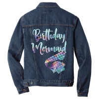 Birthday Mermaid Shirt T Shirt Men Denim Jacket | Artistshot