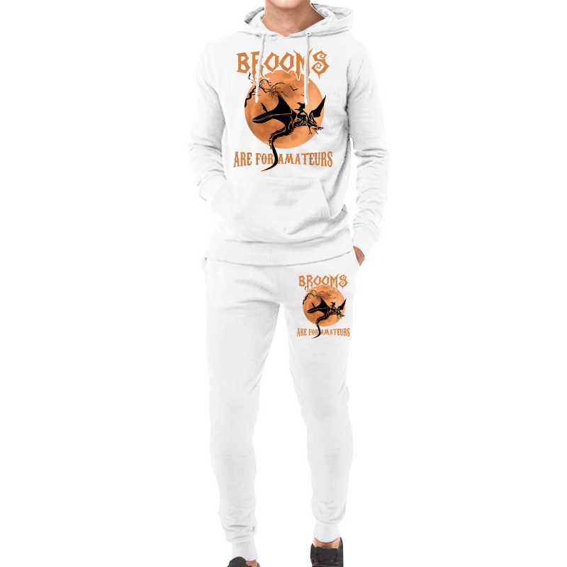 Brooms Are For Amateurs Dragon Riding Witches Halloween T Shirt Hoodie & Jogger set by jaiahlowes | Artistshot