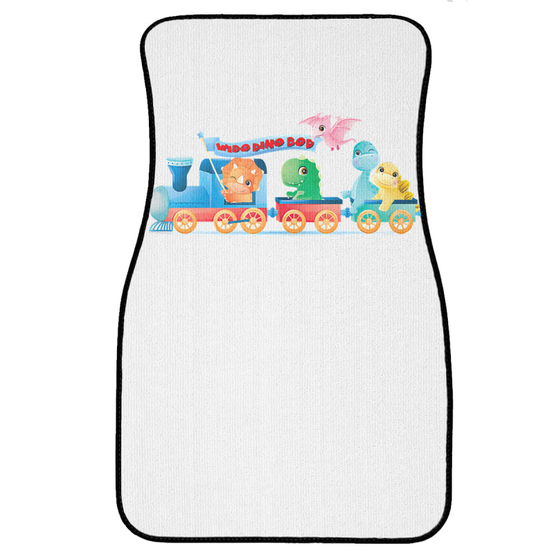 Wido Dino Bod Baby Dinosaurs On Train. Tank Top Front Car Mat | Artistshot