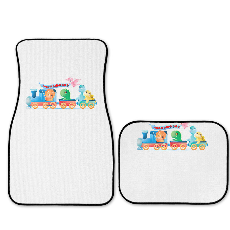 Wido Dino Bod Baby Dinosaurs On Train. Tank Top Full Set Car Mats | Artistshot