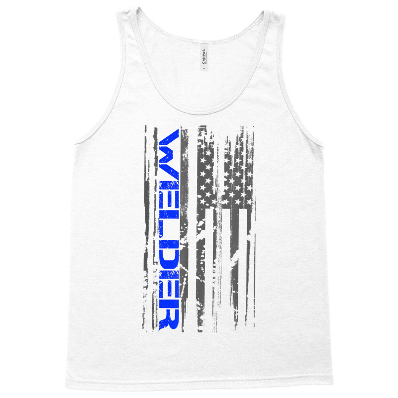 Welding Patriotic American Flag Iron Worker Welder T Shirt Tank Top by CrespinoEllawyn | Artistshot