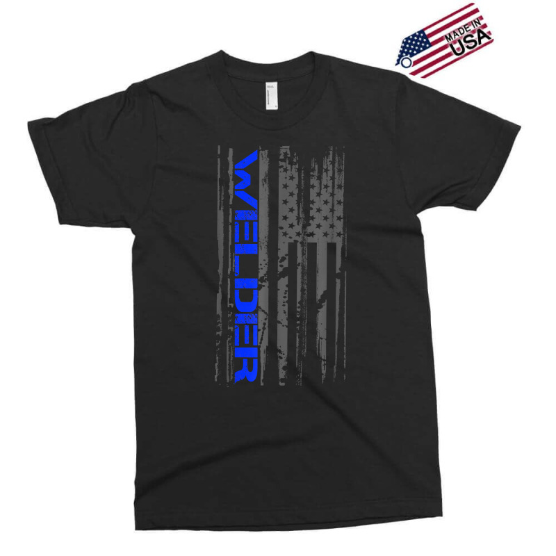 Welding Patriotic American Flag Iron Worker Welder T Shirt Exclusive T-shirt by CrespinoEllawyn | Artistshot