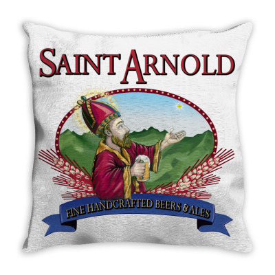 Saint Arnold Throw Pillow Designed By Yesairish