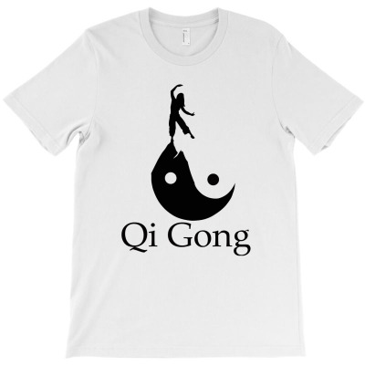 Black Silhouette Art Of Qigong T-shirt Designed By Gani Ibrahim