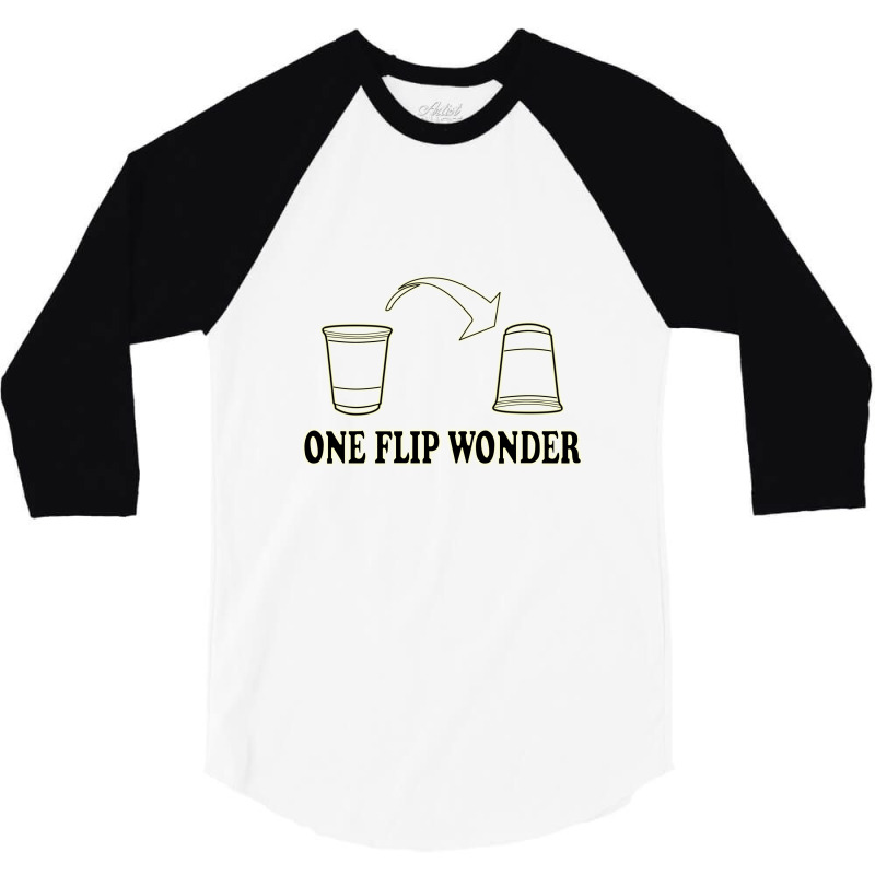 One Flip Wonder 3/4 Sleeve Shirt | Artistshot