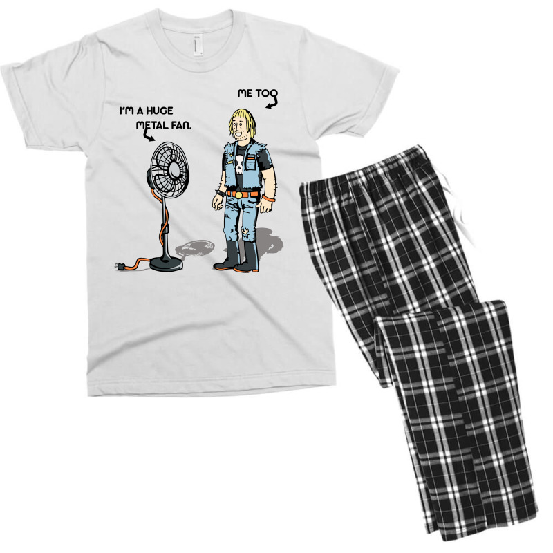 I'm A Huge Metal Fan Men's T-shirt Pajama Set | Artistshot