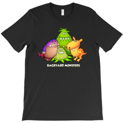 Funny Backyard Monster T-shirt Designed By Gani Ibrahim