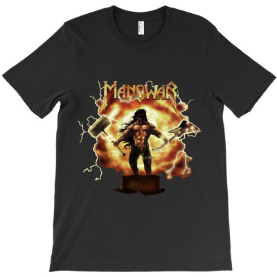 Manowar Thunder Hammer T-shirt Designed By Belinda