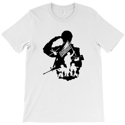 Military Veteran T-shirt Designed By Davian