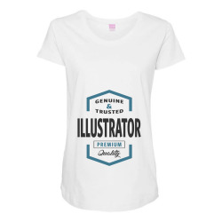 ILLUSTRATOR Maternity Scoop Neck T-shirt | Artistshot