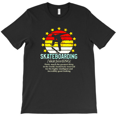 Funny Skateboarding Vintage Definition T-shirt Designed By Davian