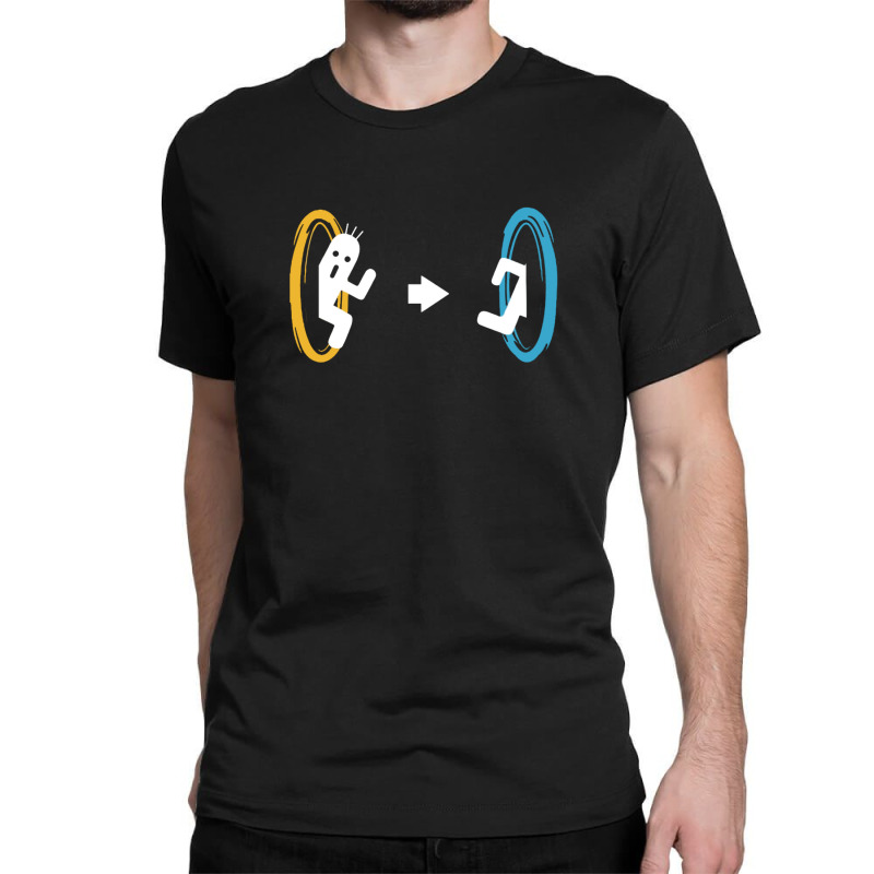 Final Portal Classic T-shirt by BLACKSTONE | Artistshot