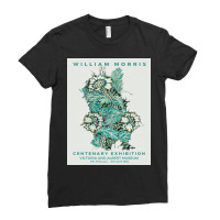 Mid William Morris   Anemone Ladies Fitted T-shirt | Artistshot