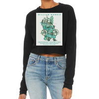 Mid William Morris   Anemone Cropped Sweater | Artistshot