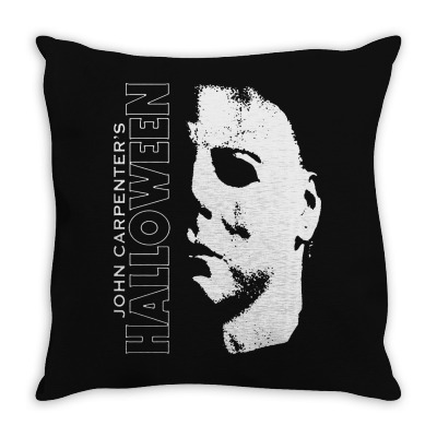 Halloween Michael Myers Throw Pillow Designed By Blqs Apparel