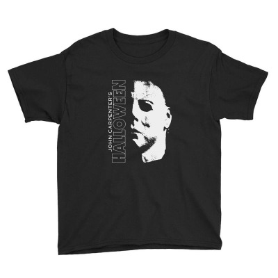 Halloween Michael Myers Youth Tee Designed By Blqs Apparel