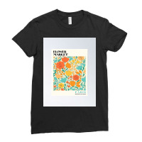 Astrid Wilson Flower Market  Paris Ladies Fitted T-shirt | Artistshot