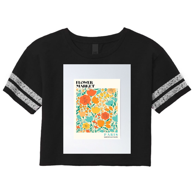 Astrid Wilson Flower Market  Paris Scorecard Crop Tee by emcraneyc | Artistshot