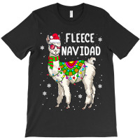 Fleece Feliz Navidad Llama Christmas Cute Xmas Gift 73 T-shirt | Artistshot