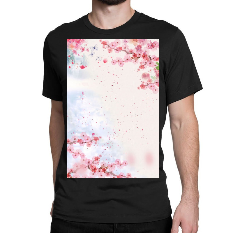 Flower Market Beautiful Fresh And Beautiful Peach Classic T-shirt by annaponder | Artistshot