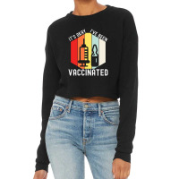 Vaccinated Vaccine Pro Vaccination Immunization Cropped Sweater | Artistshot