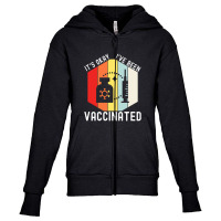 Vaccinated Vaccine Pro Vaccination Immunization Youth Zipper Hoodie | Artistshot